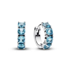 Pandora Timeless Light Blue rengaskorvakorut, hopea, 293851C01