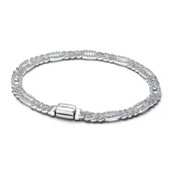 Pandora Timeless Oval Cuban Chain rannekoru, hopea, 594227C01