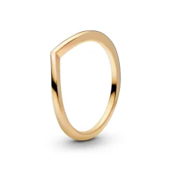 Pandora Timeless Polished Wishbone sormus, keltakullattu, 168742C00