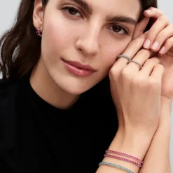 Pandora Timeless Sparkling Band sormus, hopea, 192999C01