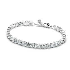 Pandora Timeless Sparkling Bold Tennis rannekoru, hopea, 593539C01