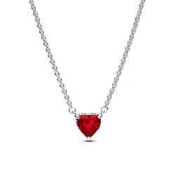 Pandora Timeless Sparkling Heart Halo kaulakoru, hopea, 392542C01-45