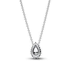 Pandora Timeless Sparkling Pear Halo kaulakoru, hopea, 392832C01-45