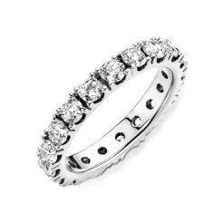 Pandora Timeless Sparkling Row Eternity sormus, hopea, 190050C01