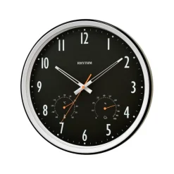Rhythm seinäkello, musta CFG727-NR02