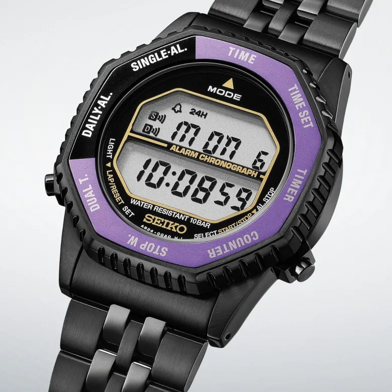 Seiko Conceptual Series Digital Alarm Chronograph 145th anniversary rannekello, HFL001P1