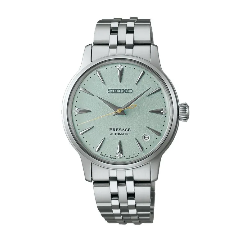 Seiko Presage Cocktail Time Frozen Mojito Diamond rannekello, SRPL63J1