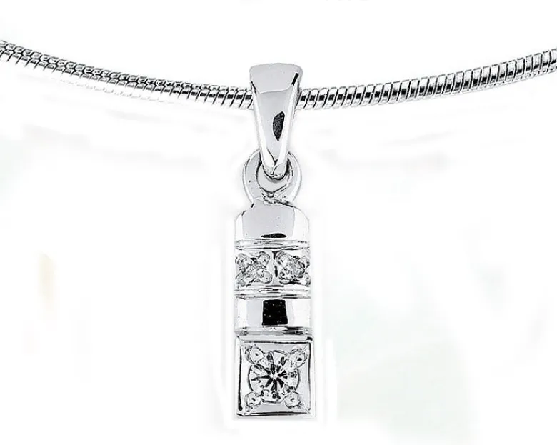 Silván Ariel timanttiriipus 0,07ct, valkokultaa, Silván timanttikorut
