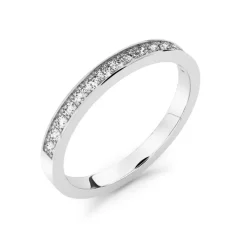 Silván Ariel timanttisormus 0,16ct, valkokultaa, Silván vihkisormukset