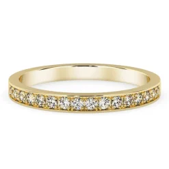 Silván Ariel timanttisormus 0,16ct, keltakultaa, Silván vihkisormukset