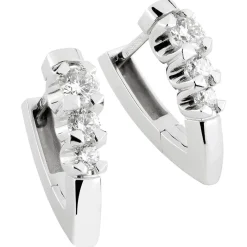 Silván Charlotte timanttikorvakorut 0,48ct, valkokultaa, Silván timanttikorut