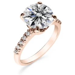 Silván Charlotte timanttisormus 3,22ct, rosekultaa, Silván vihkisormukset