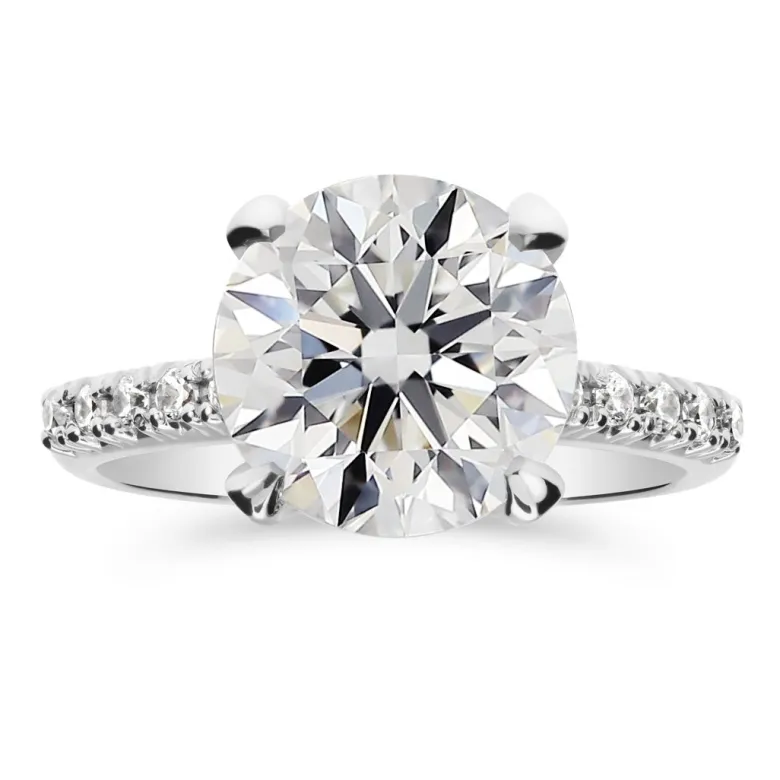 Silván Charlotte timanttisormus 3,22ct, valkokultaa, Silván vihkisormukset