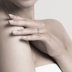 Silván Charlotte timanttisormus 0,09ct, keltakultaa, Silván vihkisormukset
