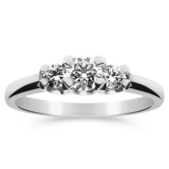 Silván Charlotte timanttisormus 0,50ct, valkokultaa, Silván vihkisormukset
