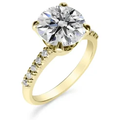 Silván Charlotte timanttisormus 3,22ct, keltakultaa, Silván vihkisormukset