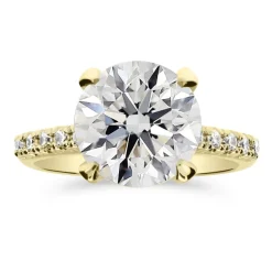 Silván Charlotte timanttisormus 3,22ct, keltakultaa, Silván vihkisormukset