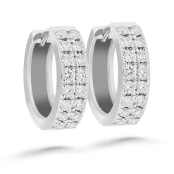 Silván Henrietta timanttikorvakorut 0,64ct, valkokultaa, Silván timanttikorut