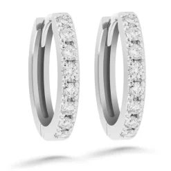 Silván Henrietta timanttikorvakorut 0,32ct, valkokultaa, Silván timanttikorut