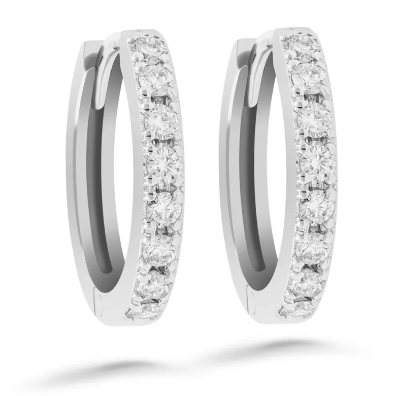 Silván Henrietta timanttikorvakorut 0,32ct, valkokultaa, Silván timanttikorut