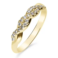 Silván Henrietta timanttisormus 0,15ct, keltakultaa, Silván vihkisormukset