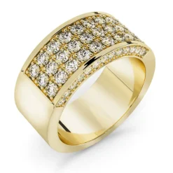 Silván Henrietta timanttisormus 0,95ct, keltakultaa, Silván vihkisormukset