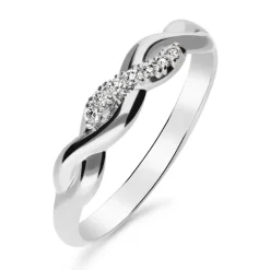 Silván Henrietta timanttisormus 0,05ct, valkokultaa, Silván vihkisormukset