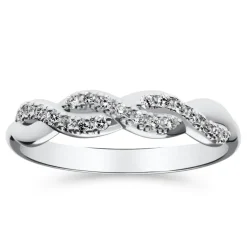 Silván Henrietta timanttisormus 0,15ct, valkokultaa, Silván vihkisormukset