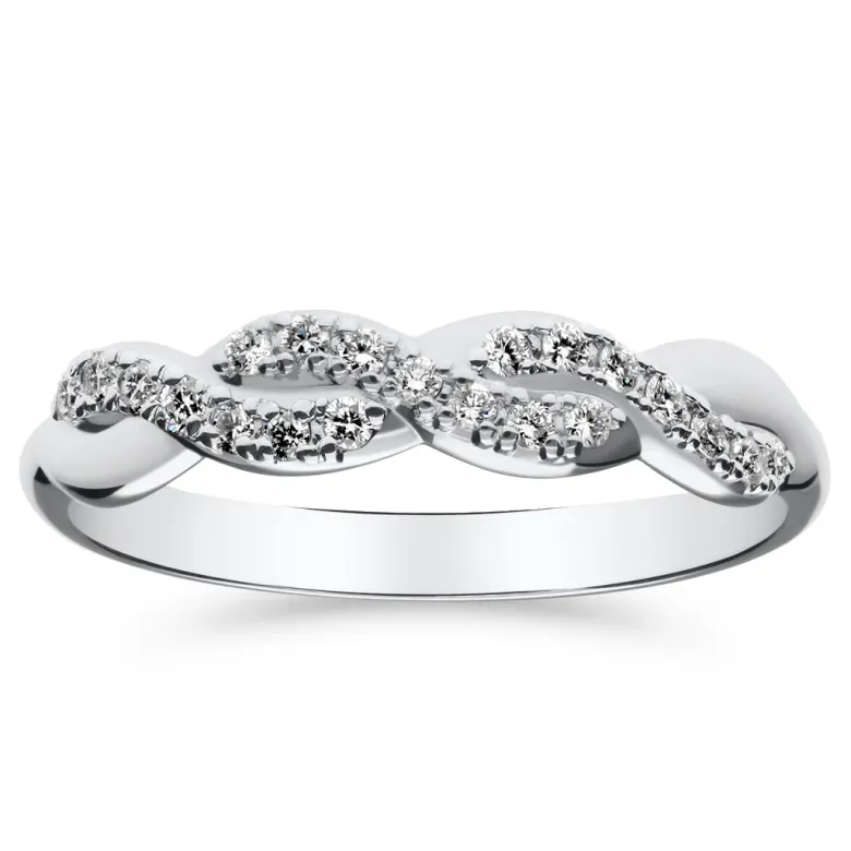 Silván Henrietta timanttisormus 0,15ct, valkokultaa, Silván vihkisormukset