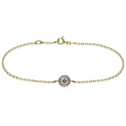 Silván Lauriel timanttirannekoru 0,23ct, keltakultaa, Silván timanttikorut