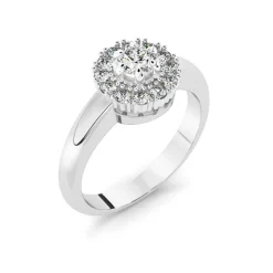 Silván Lauriel timanttisormus 0,42ct, valkokultaa, Silván vihkisormukset