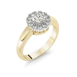 Silván Lauriel timanttisormus 0,42ct, keltakultaa, Silván vihkisormukset
