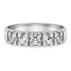 Silván Majlis timanttisormus 0,25ct, valkokultaa, Silván vihkisormukset