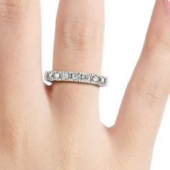 Silván Majlis timanttisormus 0,35ct, valkokultaa, Silván vihkisormukset