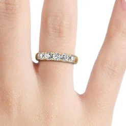Silván Majlis timanttisormus 1,00ct, keltakultaa, Silván vihkisormukset