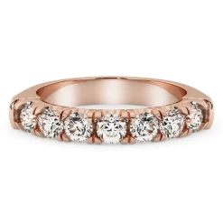 Silván Majlis timanttisormus 0,35ct, rosekultaa, Silván vihkisormukset