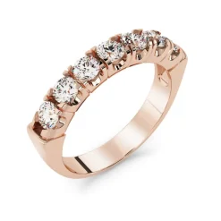 Silván Majlis timanttisormus 0,35ct, rosekultaa, Silván vihkisormukset
