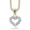 Silván Mimosa timanttiriipus 0,12ct, keltakultaa, Silván timanttikorut