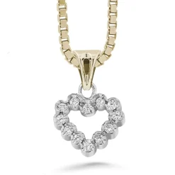 Silván Mimosa timanttiriipus 0,12ct, keltakultaa, Silván timanttikorut
