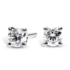 Silván Solitaire timanttikorvakorut 0,40ct, valkokultaa, Silván timanttikorut