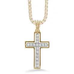 Silván timanttiriipus 0,32ct, kelta- ja valkokultaa, Silván timanttikorut