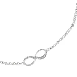Stelle infinity-rannekoru, hopeaa, 1507BK0379