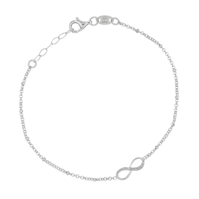Stelle infinity-rannekoru, hopeaa, 1507BK0379