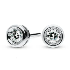 Stelle Lab Diamond korvakorut, hopea ja laboratoriotimantti