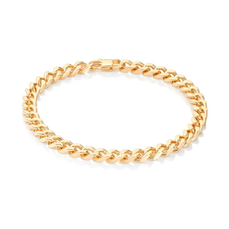 Stelle panssariranneketju 6mm, kullattu teräs