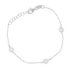 Stelle rannekoru helmillä, hopeaa, 0019HK5492-BR