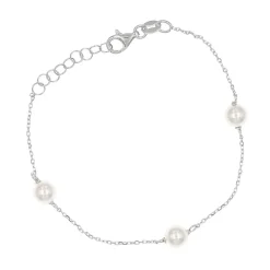 Stelle rannekoru helmillä, hopeaa, 0019HK5492-BR
