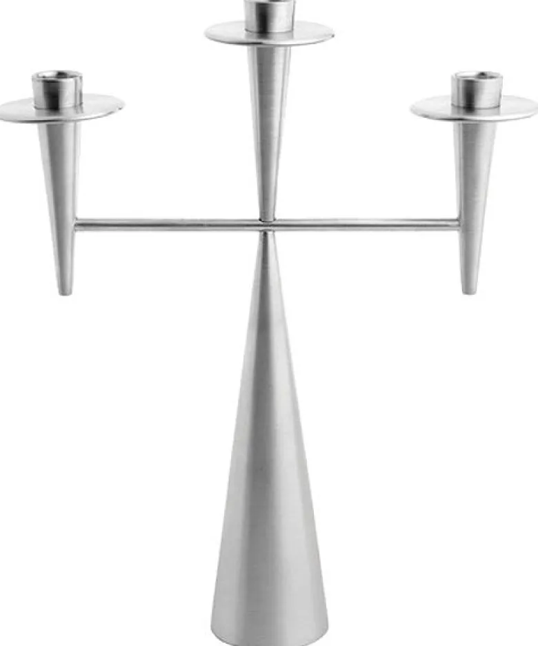 Tapio Wirkkala kynttilänjalka 3-haarainen, teräs