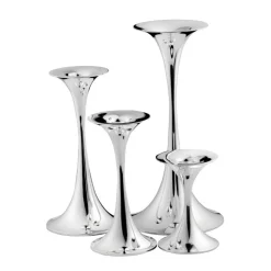 Tapio Wirkkala Trumpetti kynttilänjalka, 230 mm, hopeaa