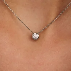 TI SENTO Classic kaulakoru, hopeaa ja zirkoni, 34124ZI/42